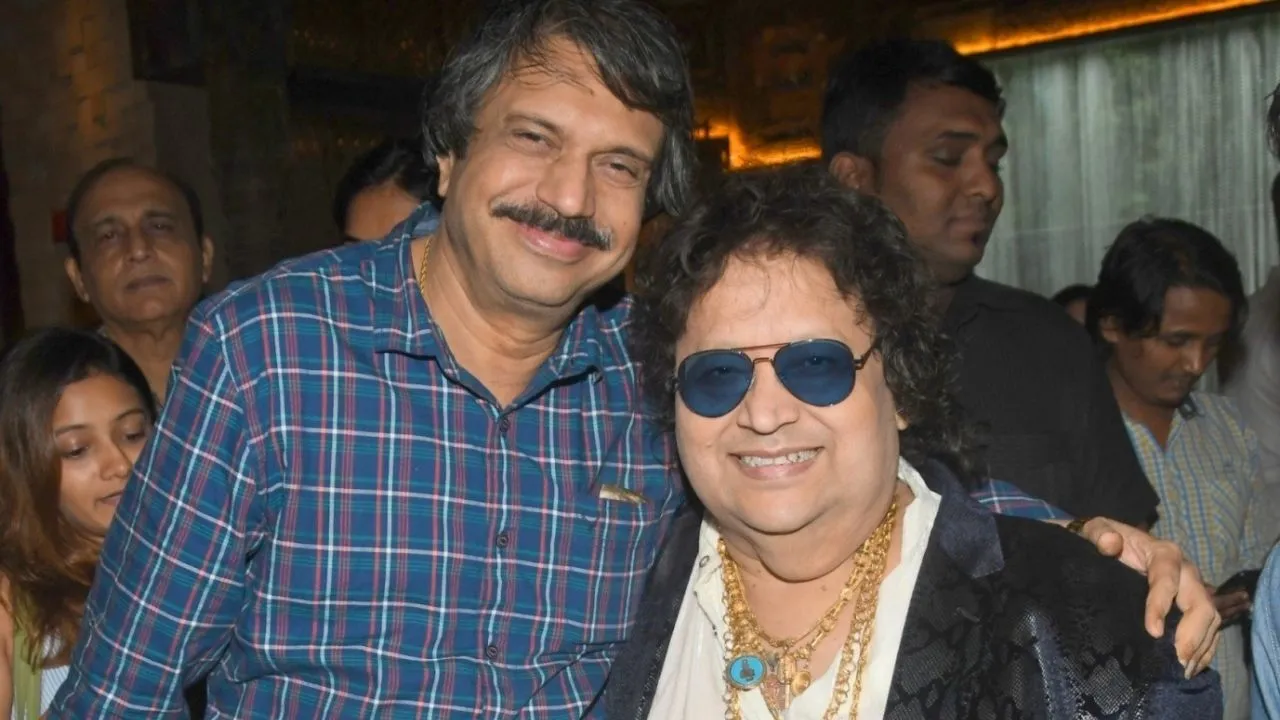 Before the antim-yaatra----Alvidaa Bappi-Da !