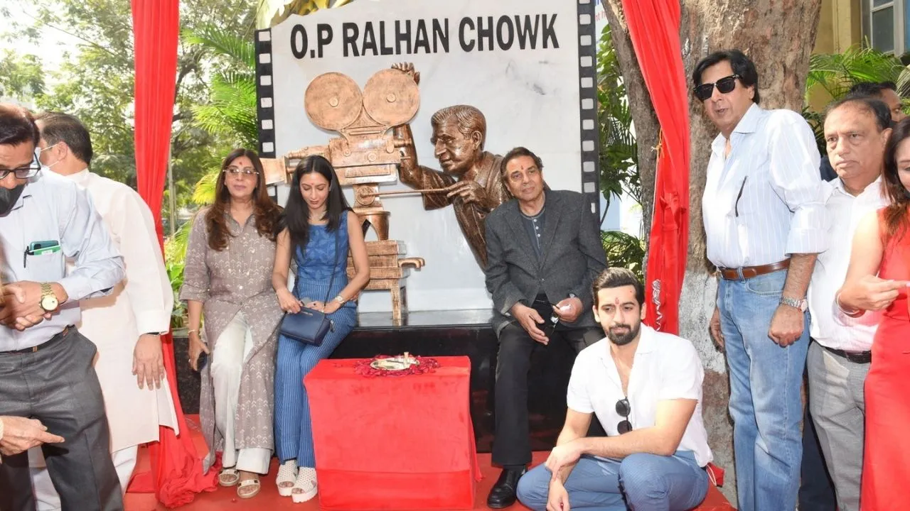 O.P. Ralhan Chowk was inaugurated in Mumbai in honor of legendary producer, director, writer & actor O. P. Ralhan who made & starred in several hit movies in1960s, the 1970s and 1980s