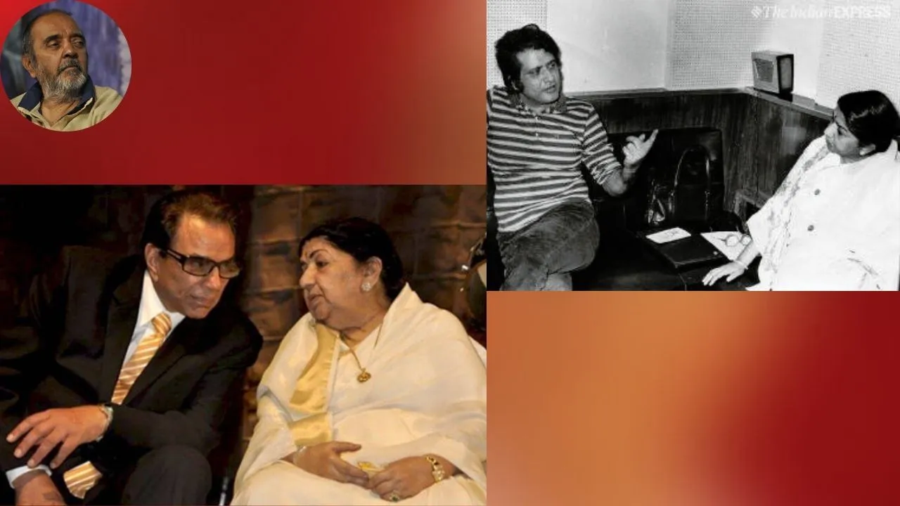 DO DOSTO KI EK HI DEVI ....LATAJI ( MANOJ KUMAR AUR DHARMJI ABHI BHI MAAN NAHI SAKTE KI UNKI DEVI UNKO CHHOD KAR CHALI GAYI HAI )... BY ALI PETER JOHN