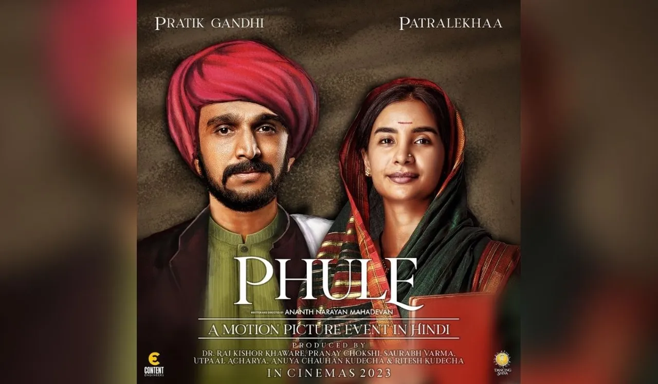 The first look of Pratik Gandhi & Patralekhaa starrer ‘PHULE’, a mega Hindi biopic directed by Ananth Narayan Mahadevan that celebrates the unsung heroes of India unveiled