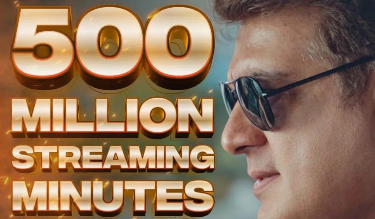 The actioner amasses 500 million streaming minutes in just 7 days