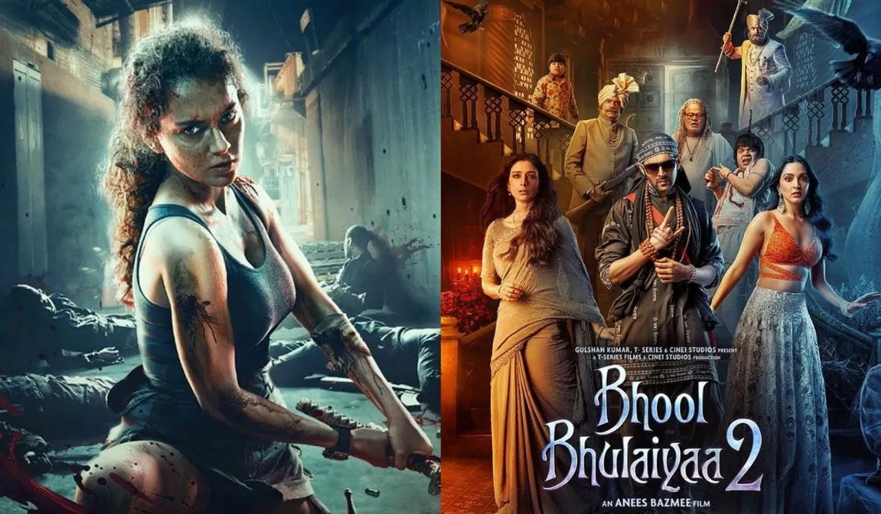 Box-office Collections Bhool Bhulaiyaa 2 VS Dhaakad