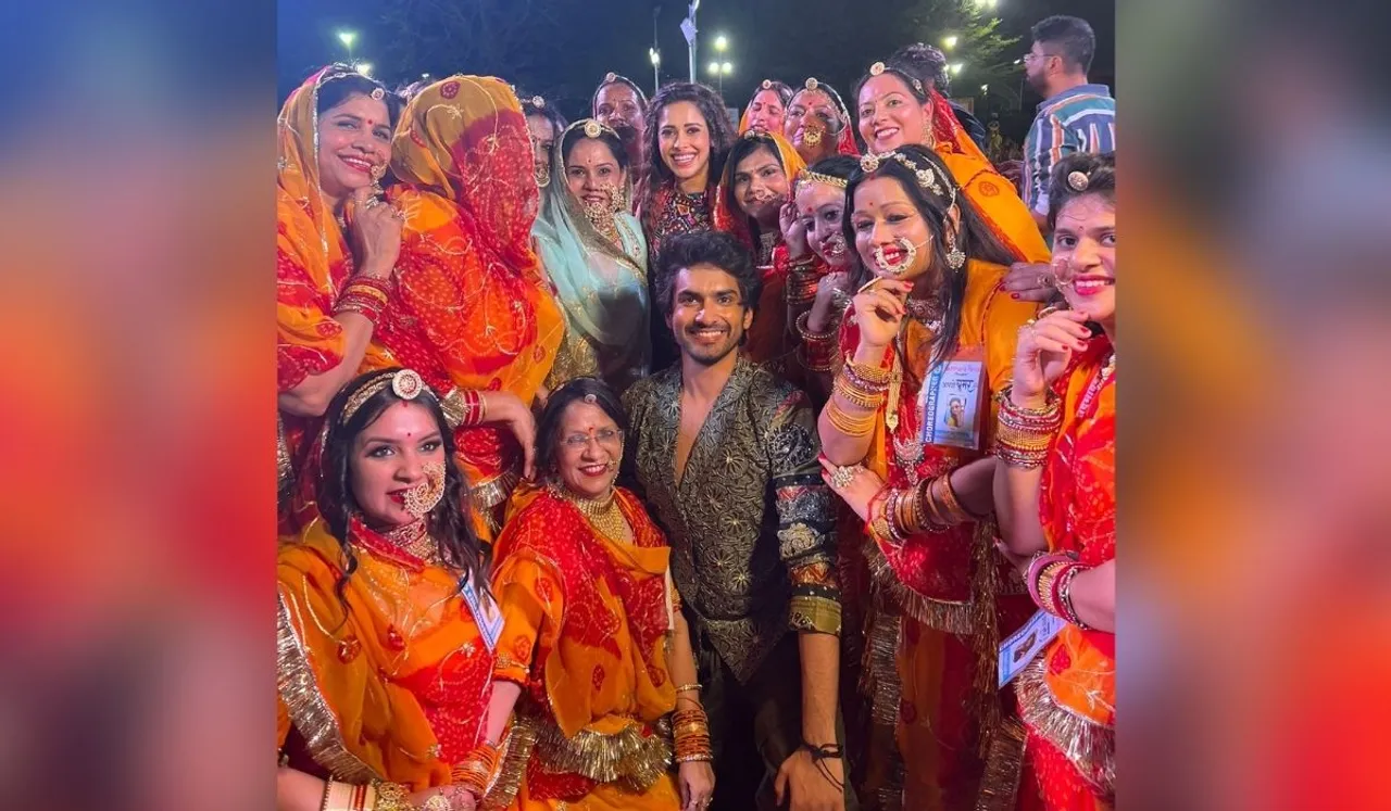 Nushrratt Bharuccha and Anud Singh join 6000 women and break a world record by performing Ghoomar during ‘Janhit Mein Jaari’ promotion in Jaipur
