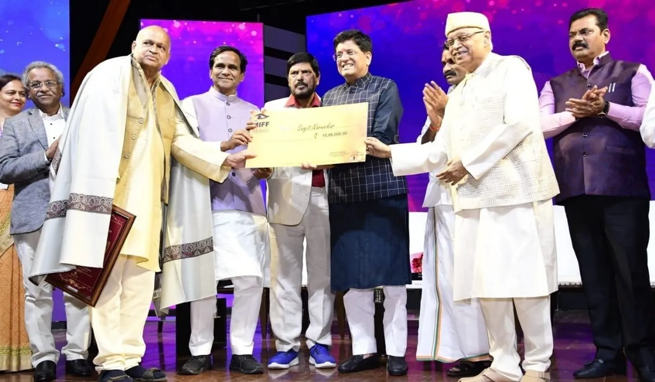 #MIFF2022 DR. V. SHANTARAM LIFETIME ACHIEVEMENT AWARD for SANJIT NARWEKAR JURY CITATION
