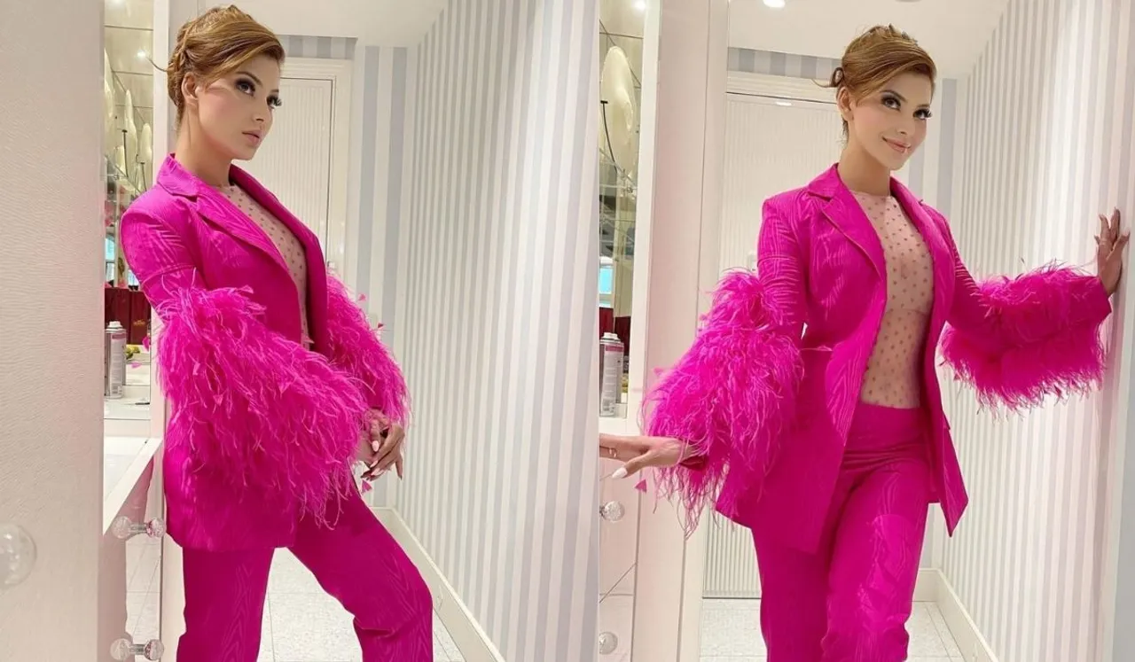 Urvashi Rautela looks stunning & is killing it in Pink on Day 3 of Cannes film festival 2022 is a sight to behold says Ali Younes