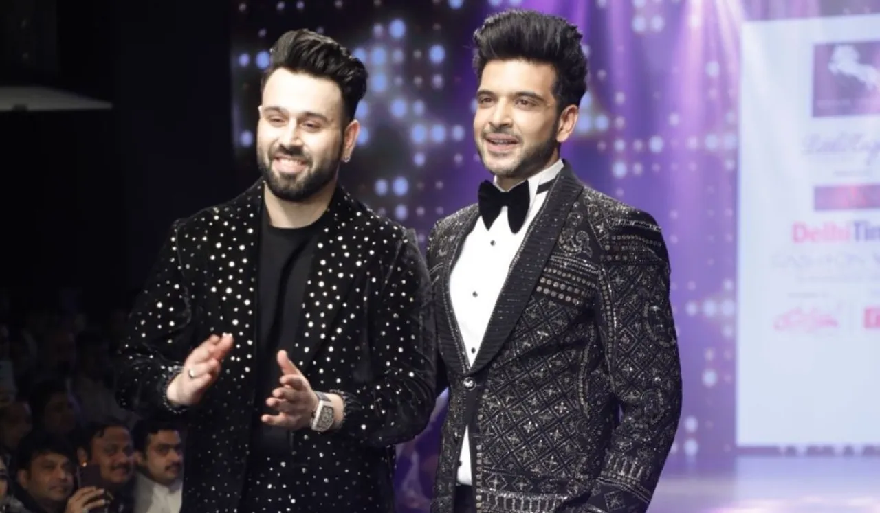 Karan Kundrra shines as a showstopper for designer Mayank Chawla at a fashion show