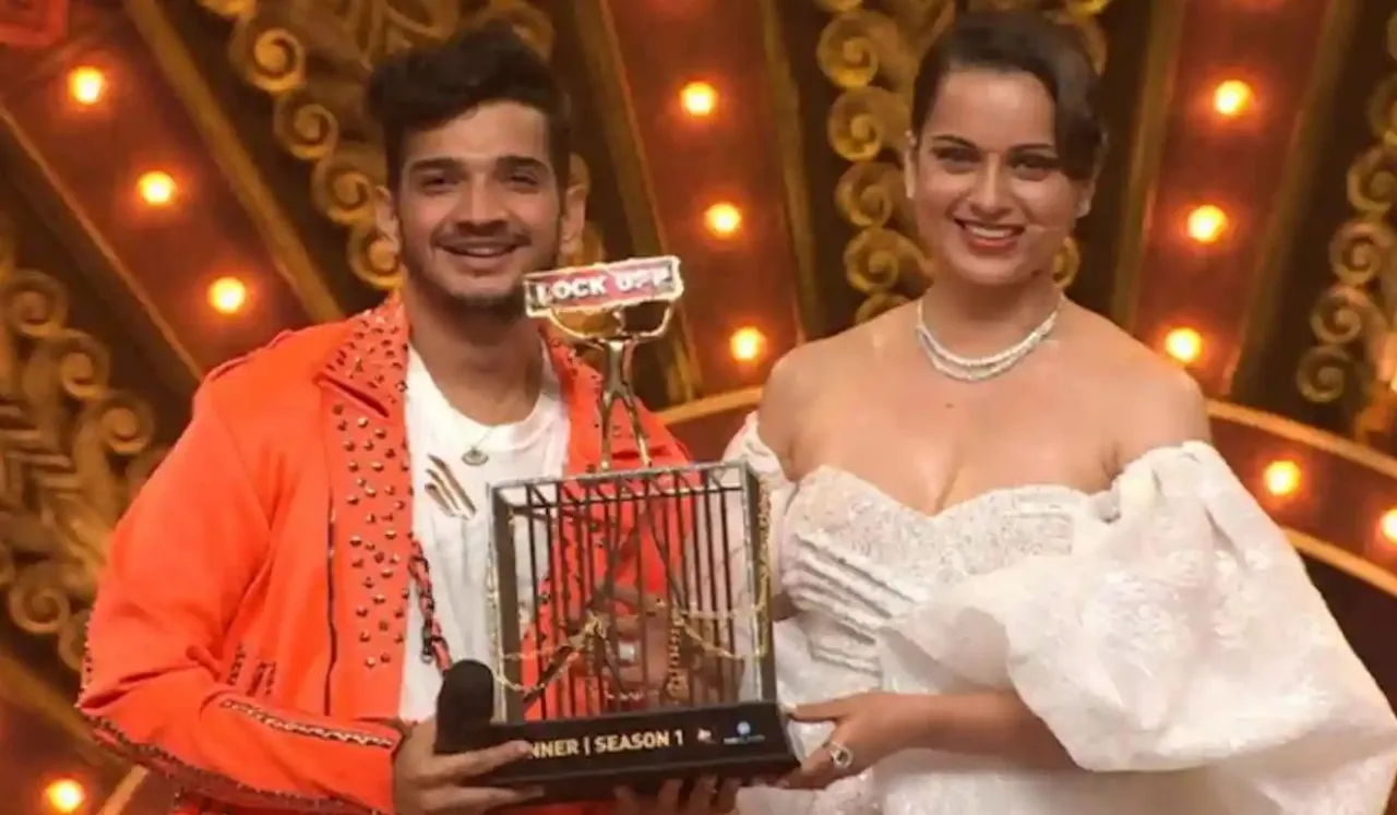 Munawar Faruqui beats Payal Rohatgi to win Kangana Ranaut's show 'Lock Up'
