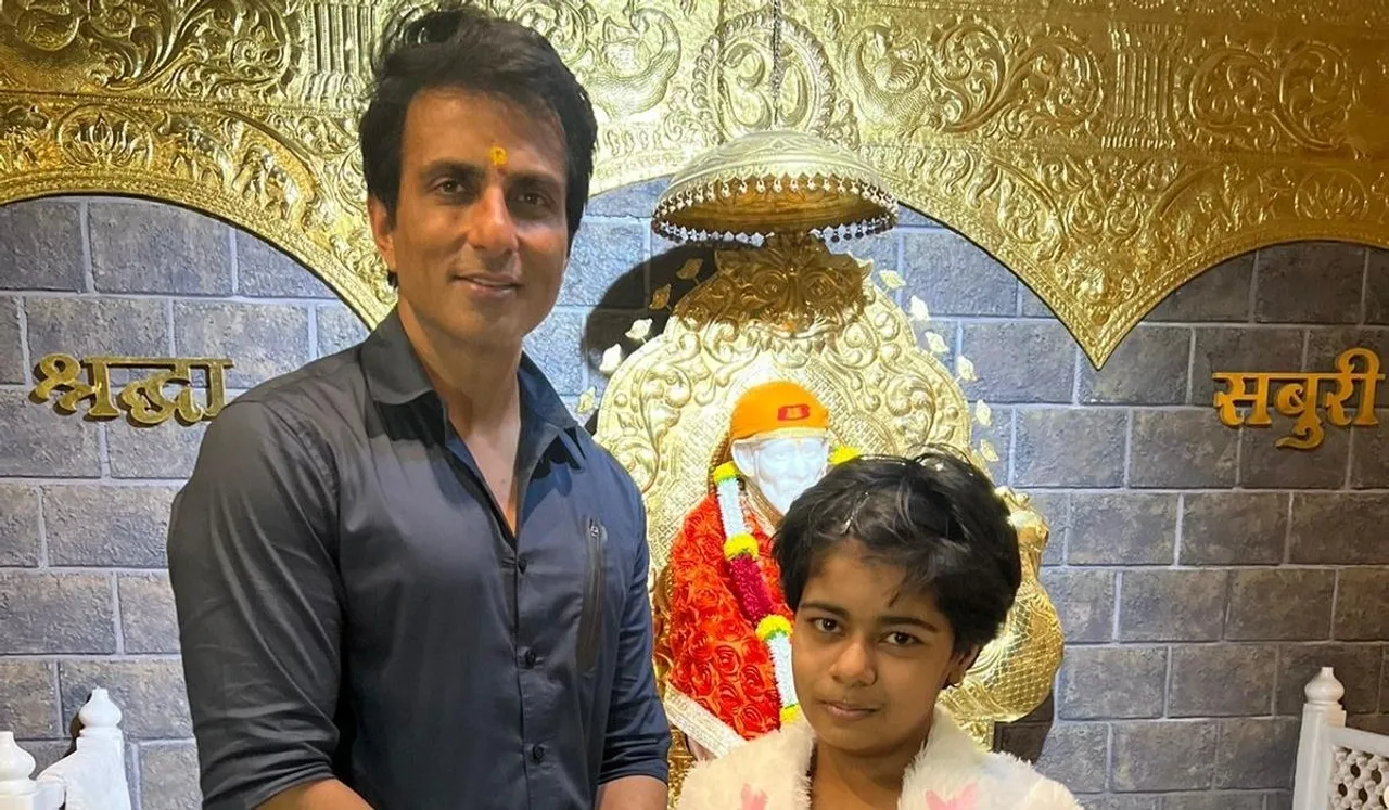 Sonu Sood Meets The Girl He Helped Overcome Spinal Defect A Few Months Ago