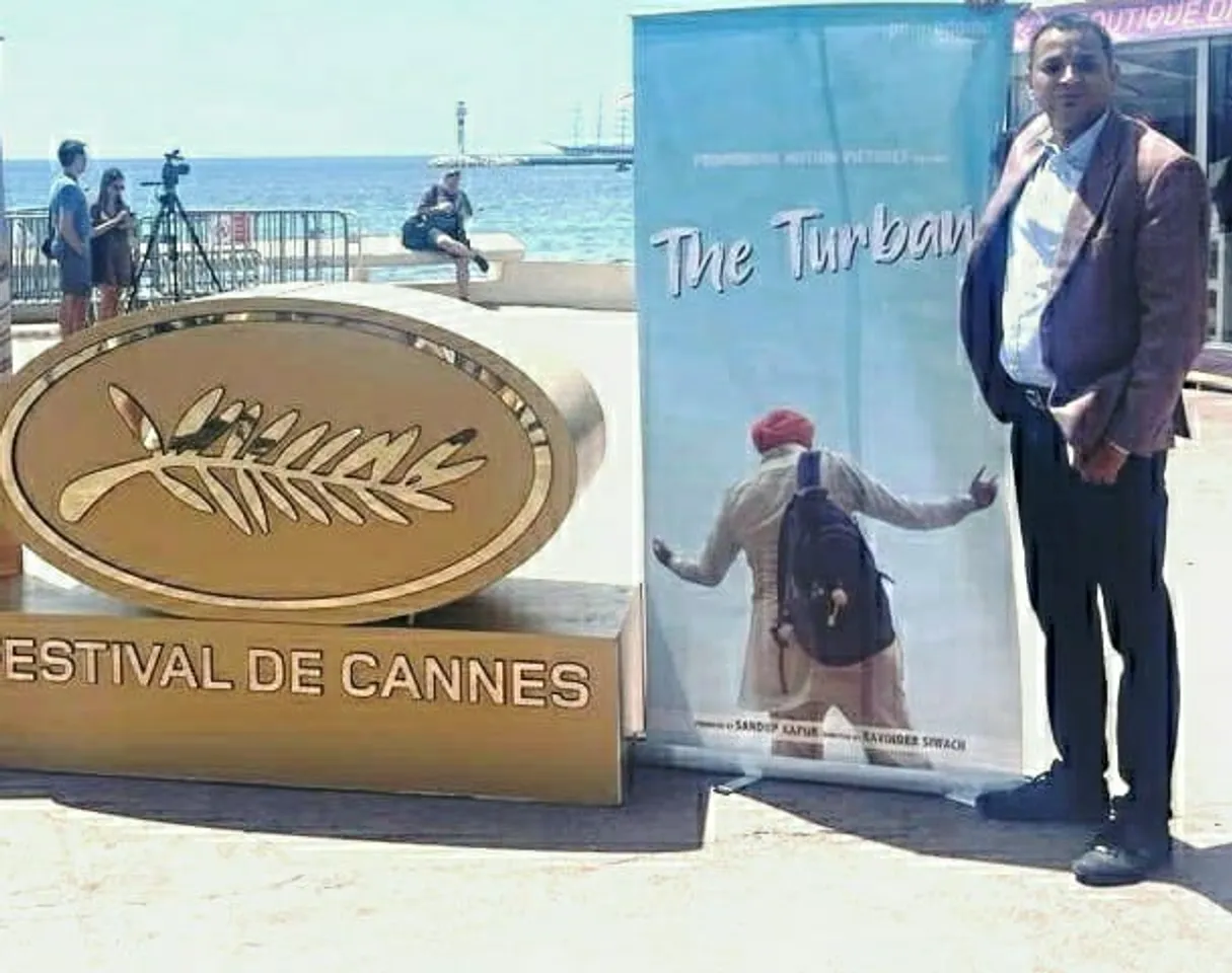 Sandeep Kapoor's The Turban and Pattern Reaches Cannes Film Festival.... BY Shaielsh Giri
