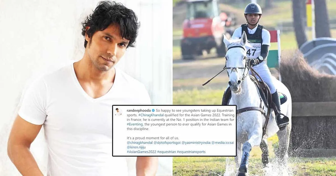 Actor Randeep Hooda shares a heart-warming post for Chirag Khandal who is the youngest person ever to qualify for Asian Games!