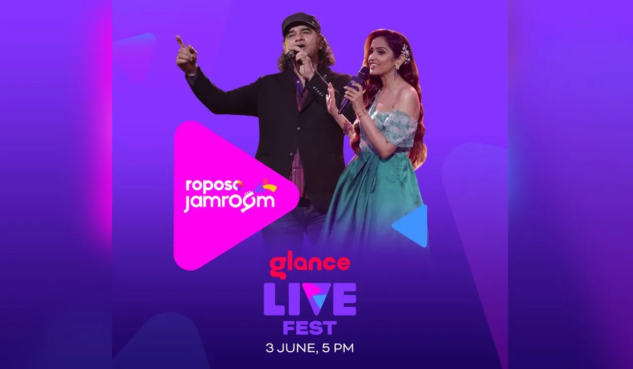 Millions of fans will get the chance to watch Mohit Chauhan, Asees Kaur, and Jasleen Royal on their smartphone lock screen at The Glance LIVE Fest