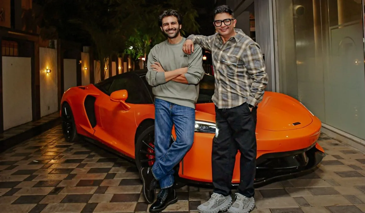 Bhushan Kumar Gifted A Limited edition Sports car to Kartik Aaryan