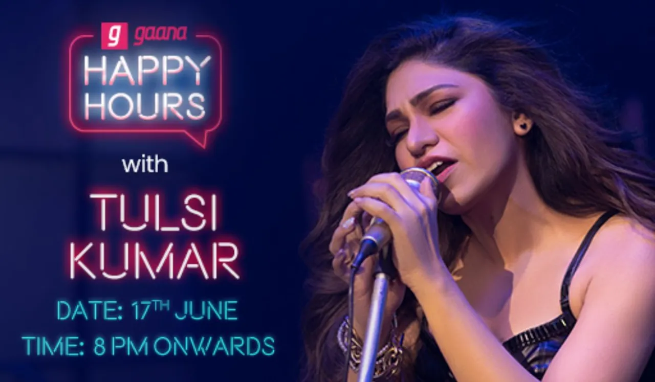 Catch the sensational Tulsi Kumar exclusively on Gaana Happy Hours as she reveals her ‘sweet’ and ‘spicy’ avatars through songs and secrets!