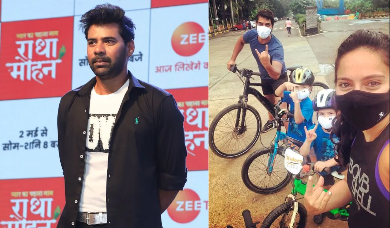 Did you know Shabir Ahluwalia cycles his way to the sets of Pyaar Ka Pehla Naam Radha Mohan?