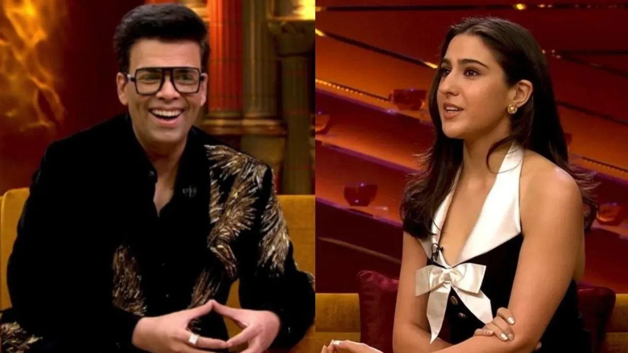 The entire internet was furious over what Karan Johar said about Sara's upbringing!