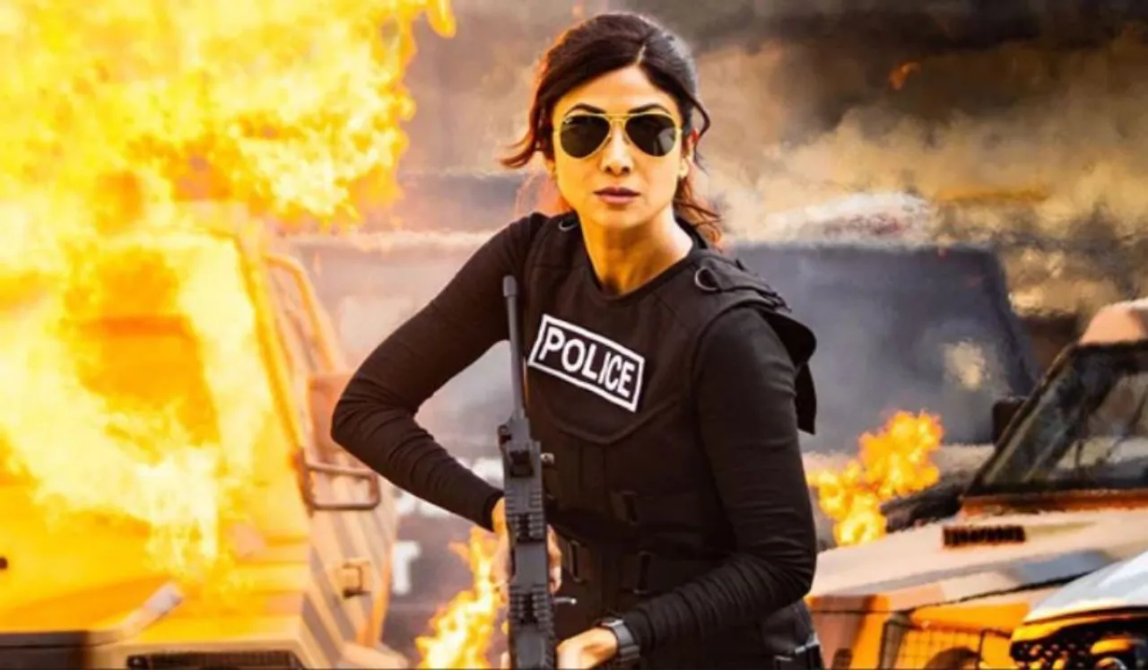 Shilpa Shetty shoots action sequences for Rohit Shetty's 'Indian Police Force' without any body double