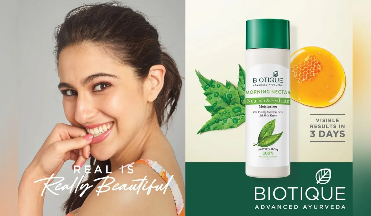 Sara Ali Khan is brand ambassador for Biotique campaign ‘Real is really beautiful’s facial skincare range