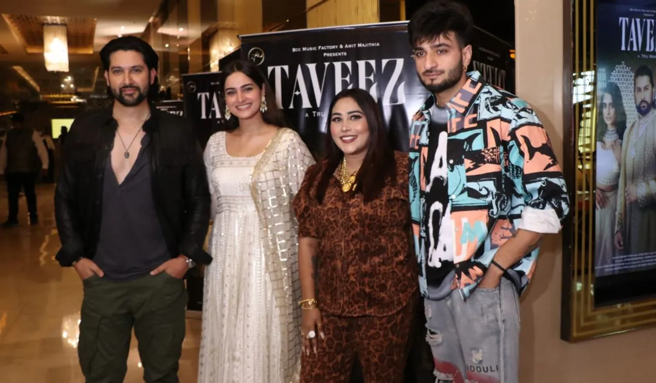 Aftab Shivdasani, Ayesha Khan & Singer Afsana Khan's music video "Taveez" launched by BCC Music Factory