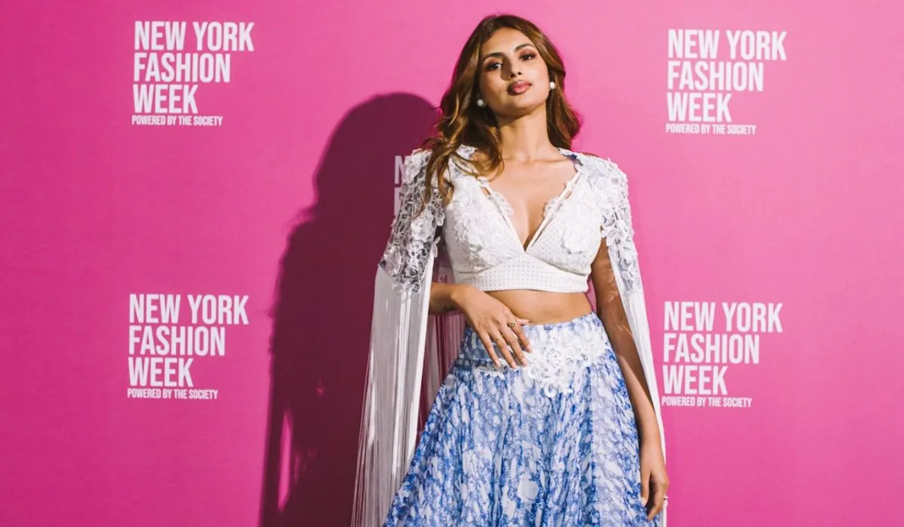 In a first for India, NOFILTR.Group talent Aashna Hegde debuted at New York Fashion Week