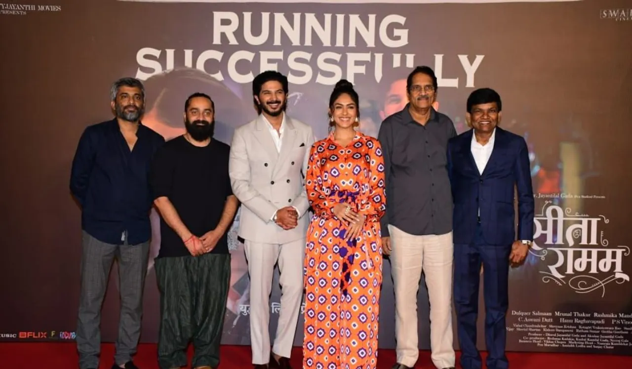 Mrunal Thakur and Dulquer Salmaan express gratitude on the success of Sita Ramam