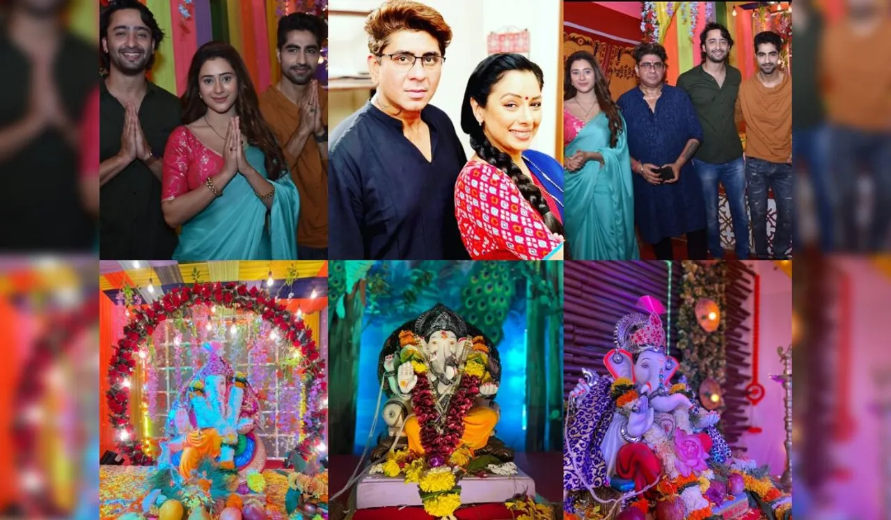 Rajan Shahi celebrates Ganesh Chaturthi on his show's sets!