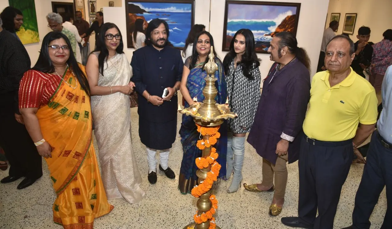 Roopkumar Rathod, Leslee Lewis, Kavya Jones grace Sanjukta Arun's Into The Deep at Jehangir Art Gallery