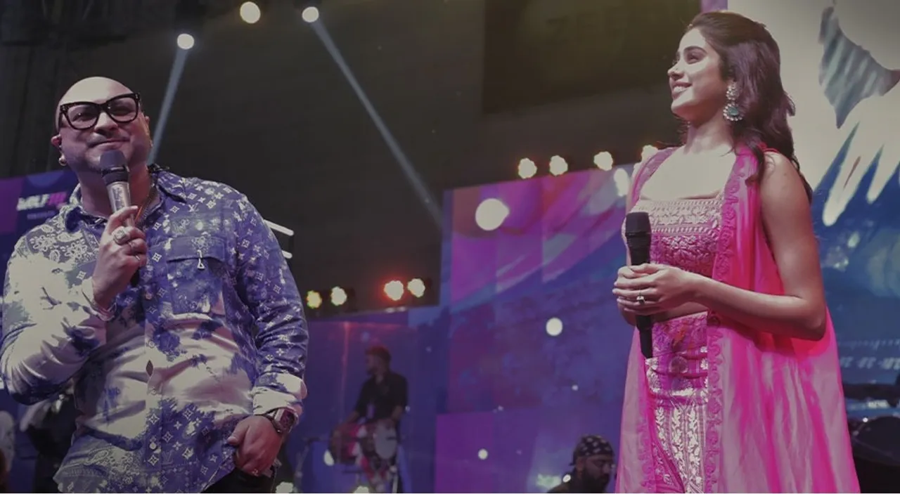 Janhvi Kapoor attends Supermoon ft. B Praak - King of Hearts Tour in Jaipur as B Praak entertains fans in Lucknow, Delhi and Jaipur with his soulful singing/voice