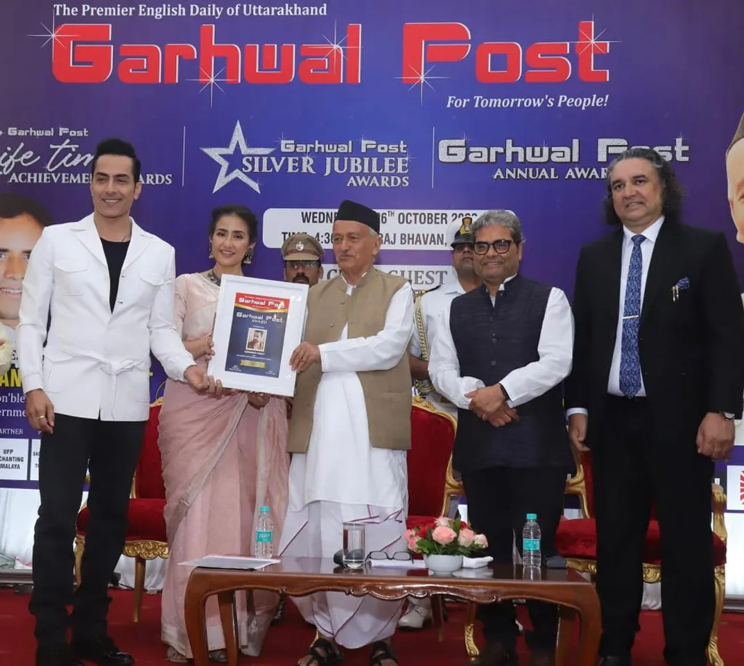 Sudhanshu Pandey bags the Garhwal Post Award