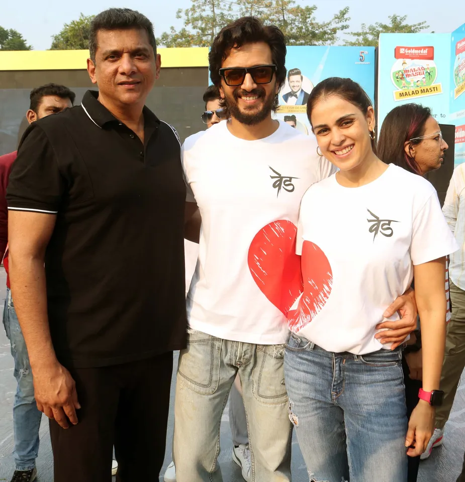 Aslam Shaikh,Reteish & Genelia Deshmukh