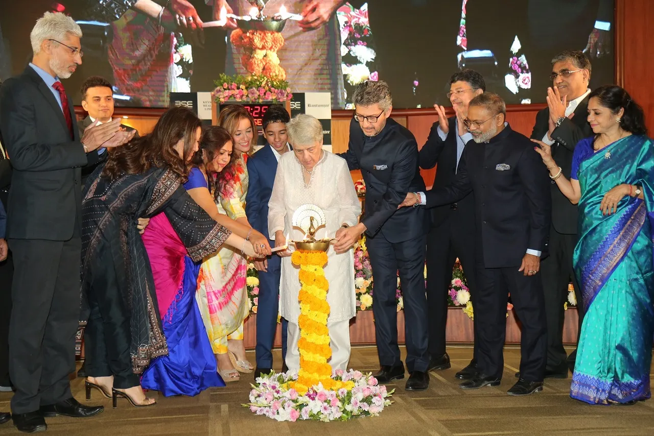 Rustomjee Listing at BSE Lamp Lighting