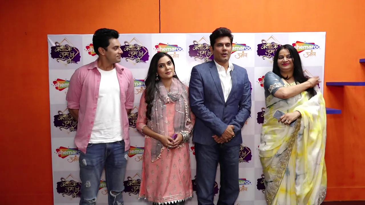INTERACTIONS WITH SHEMAROO UMANG CAST OF KYUNKII TUM HI HO-AMAR UPADHYAY,HARSH NAGAR & PRIYANKA DHAWALE