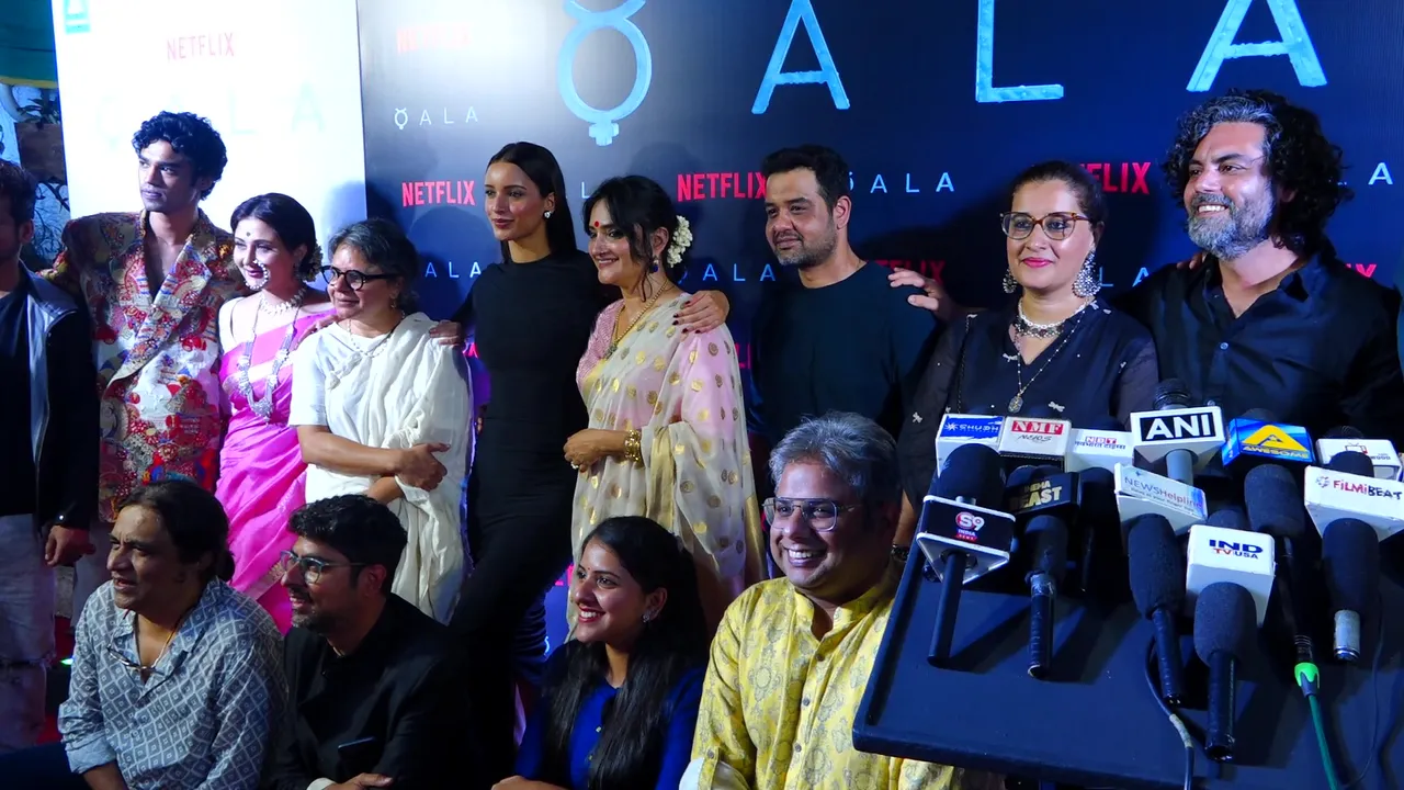 SCREENING OF NETFLIX QALA WITH TABBU,BABIL KHAN,TRIPTII DIMRI,DEVENDU,SANYA MALHOTRA,VIJAY VERMA,AMIT SAIL & ETC