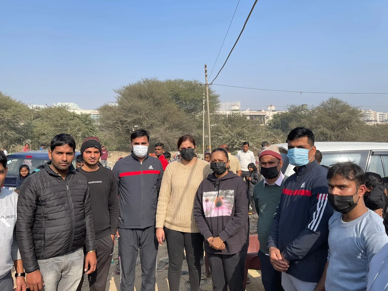 <strong>NGO ‘Change in Motion’ distributed blankets to migrant labourers of Wazirabad</strong>