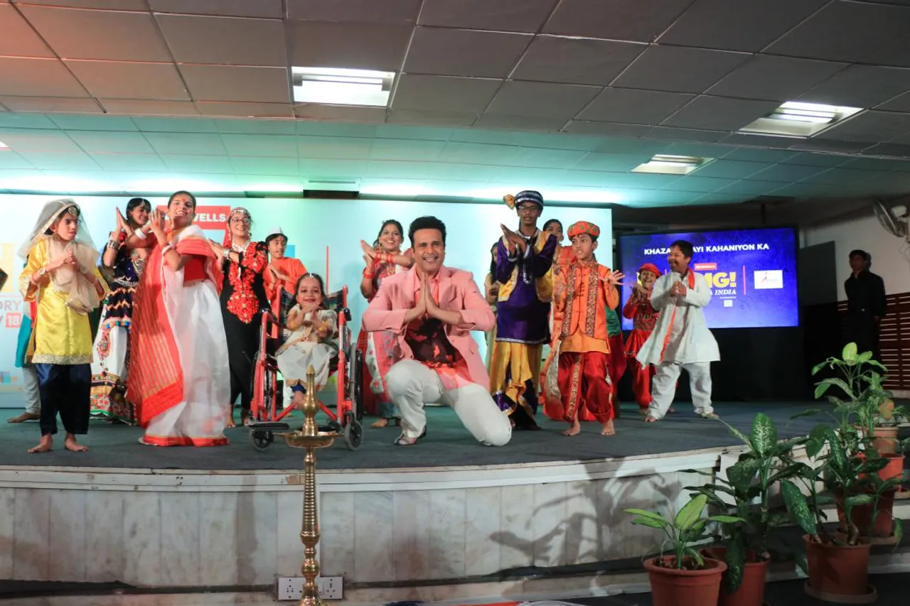 <strong>On the Sidelines of the Republic Day Launch of Season Nine of HistoryTV18’s Popular Series <em>OMG! Yeh Mera India, </em>the Cast and Crew Spend a Day with Specially-Abled Children at ADAPT</strong>