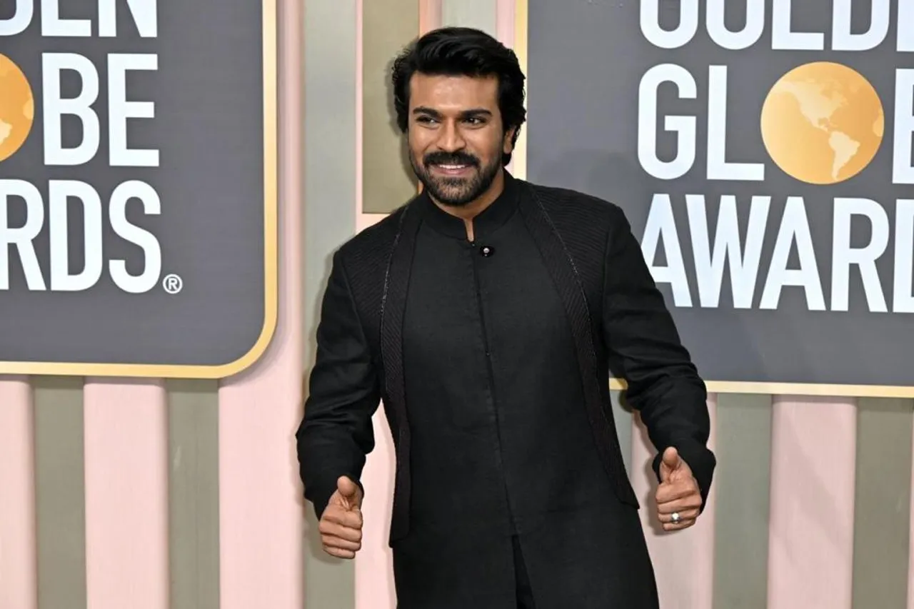 It was a beautiful torture and look where it got us - Ram Charan to Variety's Marc Malkin at the Digital Pre Show Red Carpet Interview, also asks him to invite one of the Indian Superhero's to Hollywood! A GLOBAL STAR!