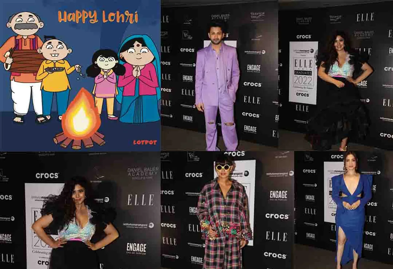 ShriyaSaran looks stunningly beautiful in this attire as she attends ELLEgraduates2022