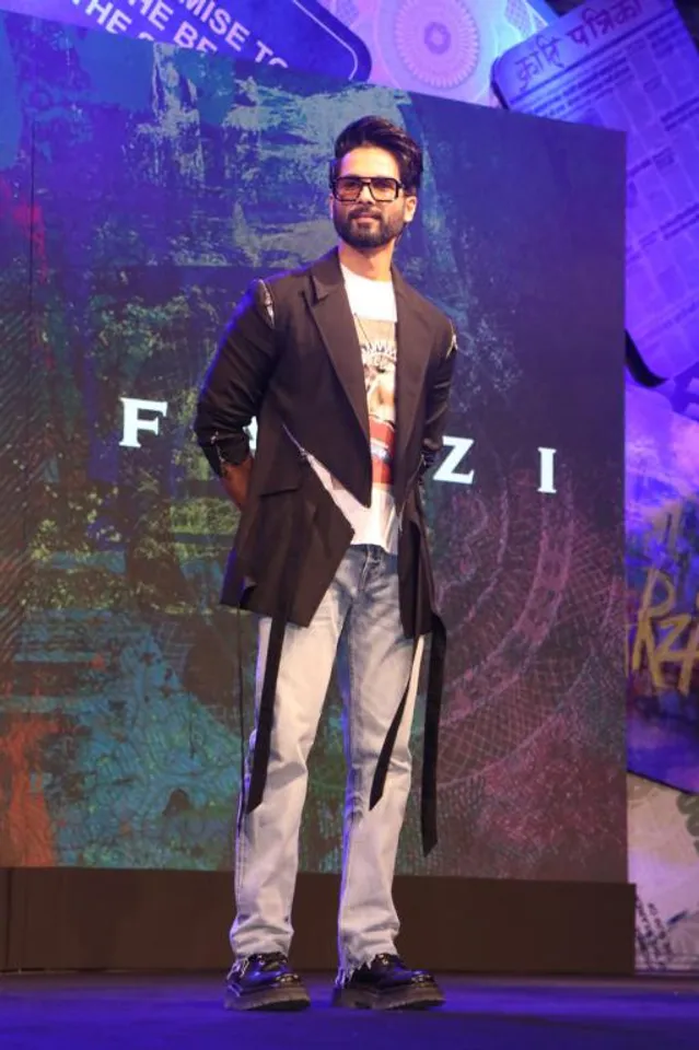 Trailer Launch of the much awaited crime thriller by Raj & DK, Farzi <strong>Present at the event</strong>: