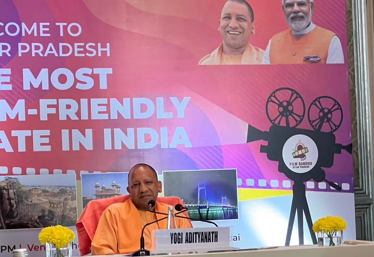 UP CM Yogi meets Boney Kapoor, Rahul Mittra, Subhash Ghai, Jackie Shroff, Suniel Shetty & other celebs in Mumbai