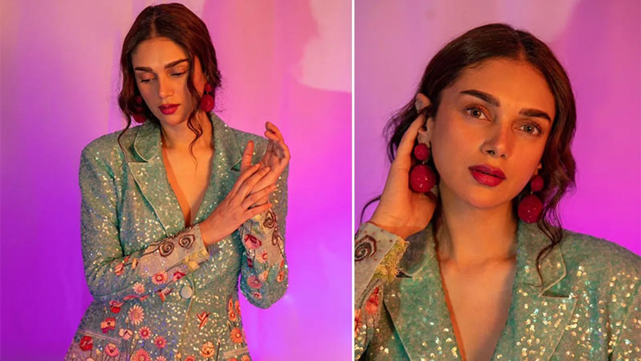 Aditi Rao Hydari in Pant Suit with Flamingos (1)