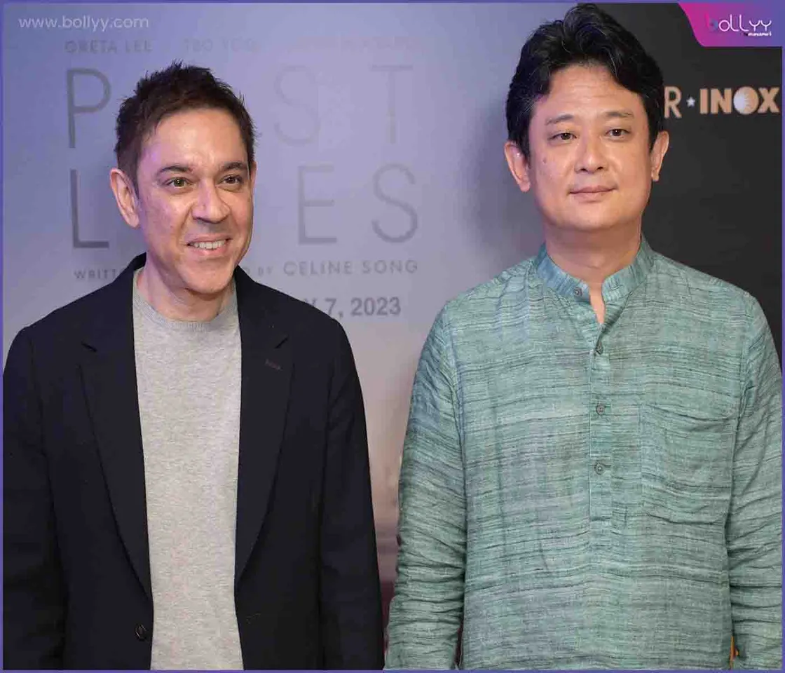 Mr. Sanjeev Kumar Bijli and Mr. Sang Woo LIM at the preview of Past Lives