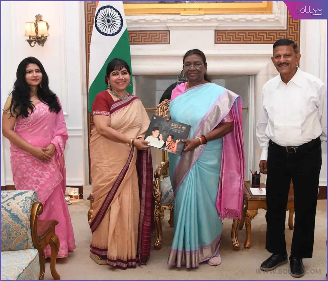 First copy of 'Baba and Me' gifted to the President