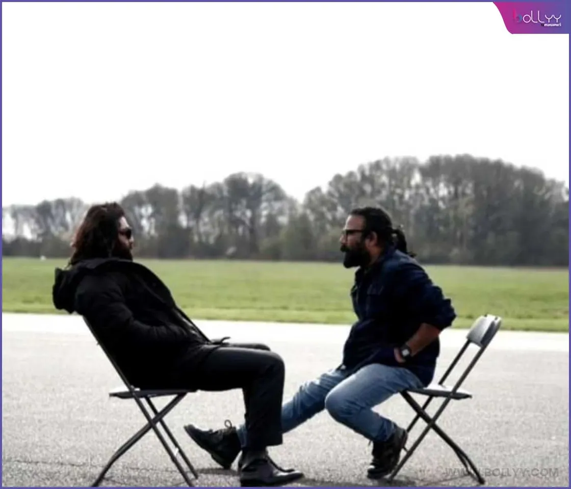Ranbir Kapoor engrossed in an intense discussion with director Sandeep Reddy Vanga in this BTS moment from the Animal set is sure to leave you excited