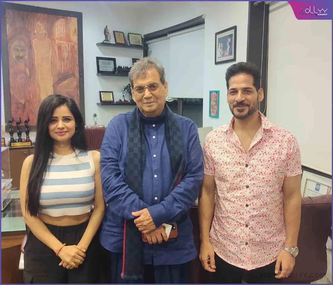 Lucky Mehta, Subhash Ghai and Mukesh Tripathi