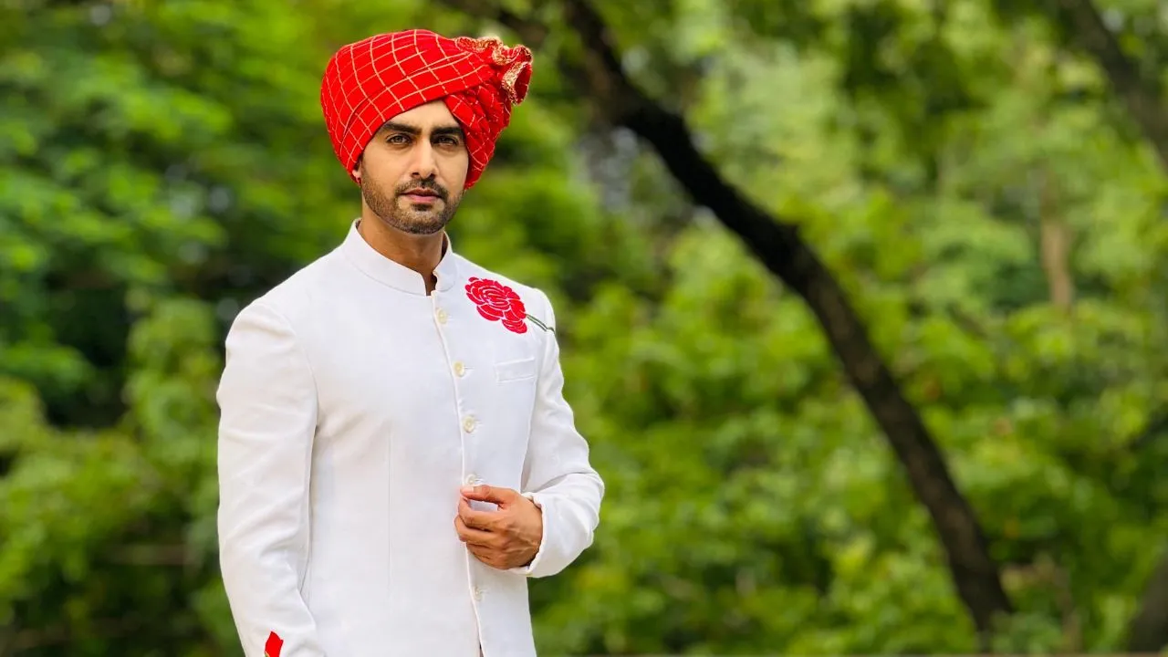 MEC PRIMO's Rose Achkan Worn by Rohit Purohit in 'YRKKH'