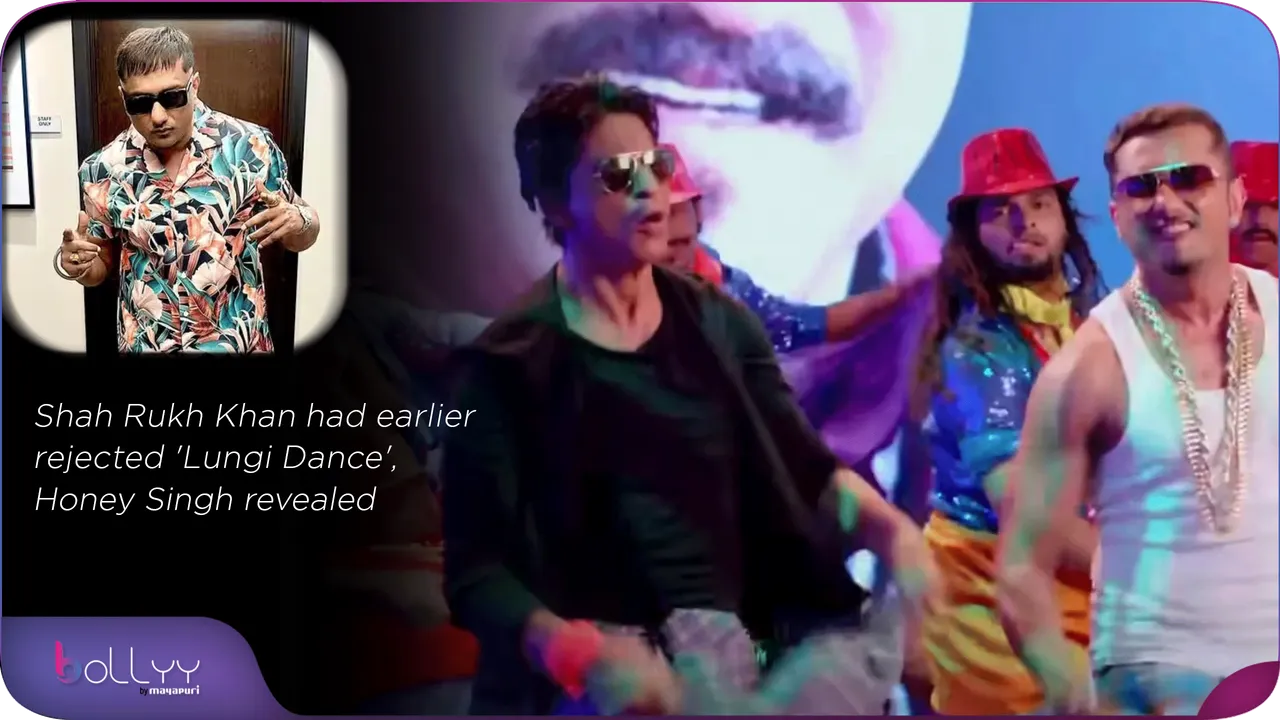 Shah Rukh Khan had earlier rejected 'Lungi Dance', Honey Singh revealed