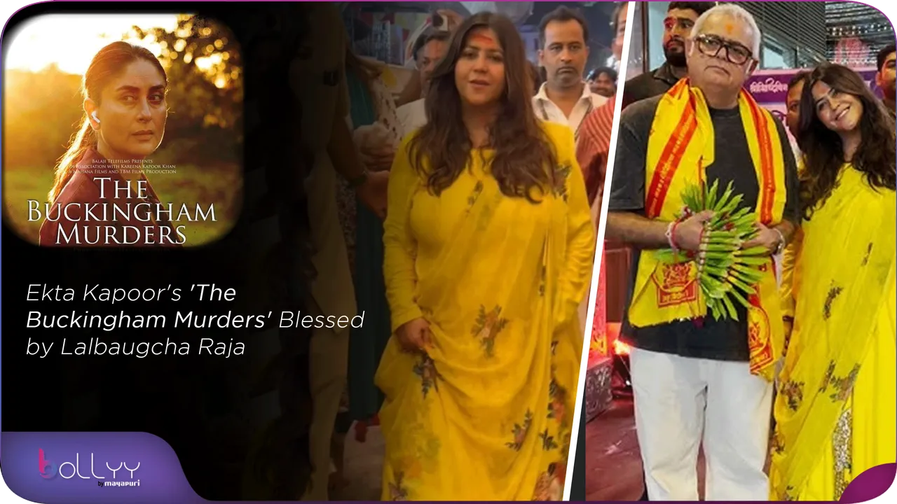 Ekta Kapoor's 'The Buckingham Murders' Blessed by Lalbaugcha Raja