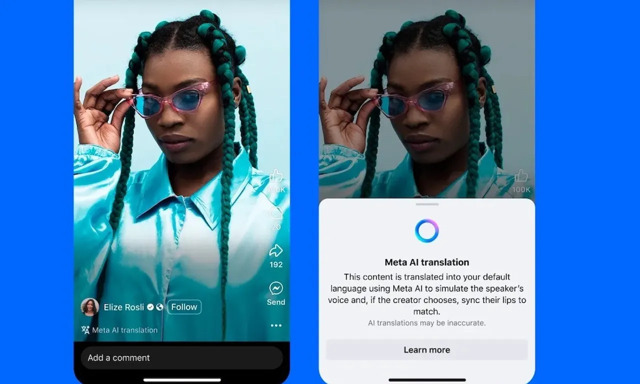 Meta unveils AI-powered voice translation for creators on Facebook and Instagram