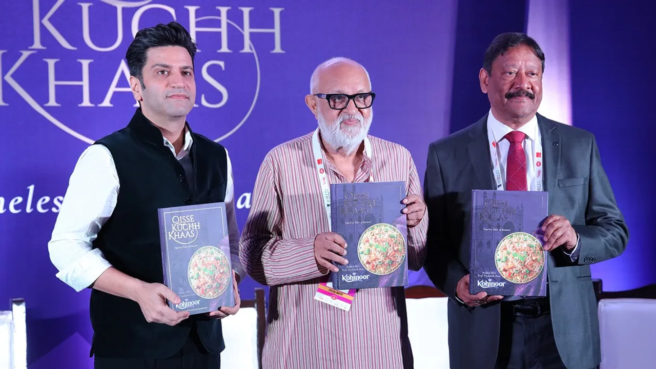 Celebrity-Chef-Kunal-Kapur,-Prof.-Pushpesh-Pant-and-Mr.-Angshu-Mallick,-MD-And-CEO,-AWL-Agri-Business-Ltd