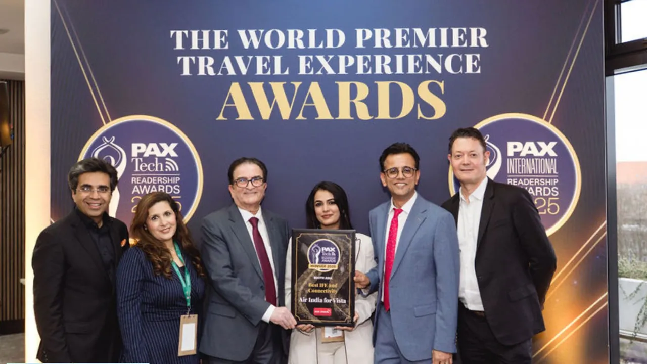 Air India wins global recognition for excellence in inflight service and entertainment