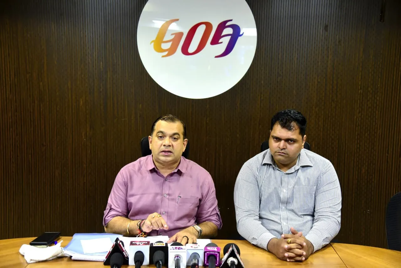 Hon'ble Minister for Tourism, Govt of Goa, Shri. Rohan A. Khaunte and Director Tourism, Govt. Of Goa, Shri. Kedar Naik.